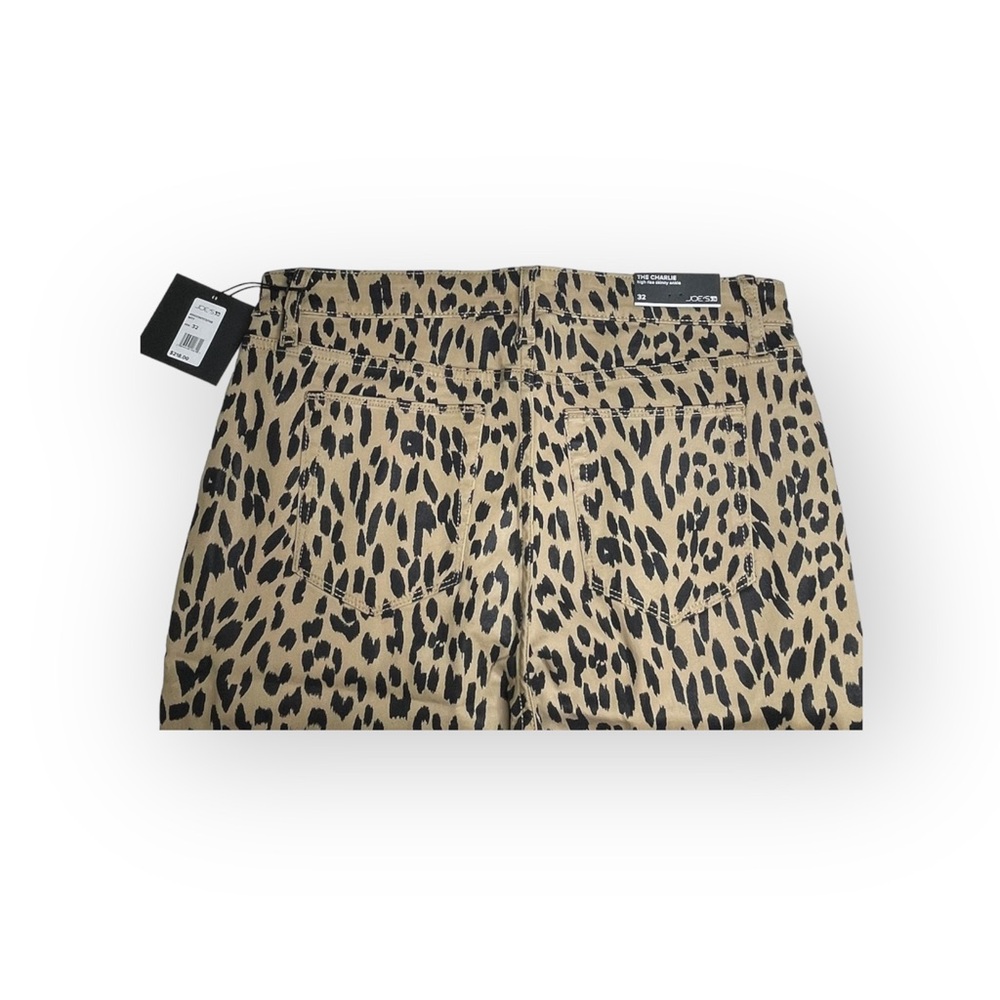 new Joes Jeans ㋛ Charlie Skinny High Waist Stretch Denim Jean ㋛ Tan Cheetah ㋛ 32 - Picture 7 of 16